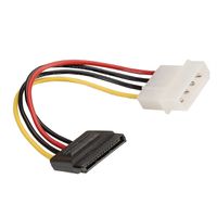 ROLINE Adapterkabel 4 pol. HDD / SATA, 0,15 m
