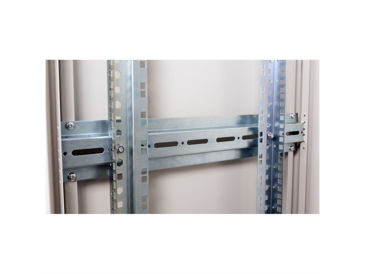 ROLINE 19-Zoll Netzwerkschrank Pro 47 HE, 600x600 BxT Glastür grau