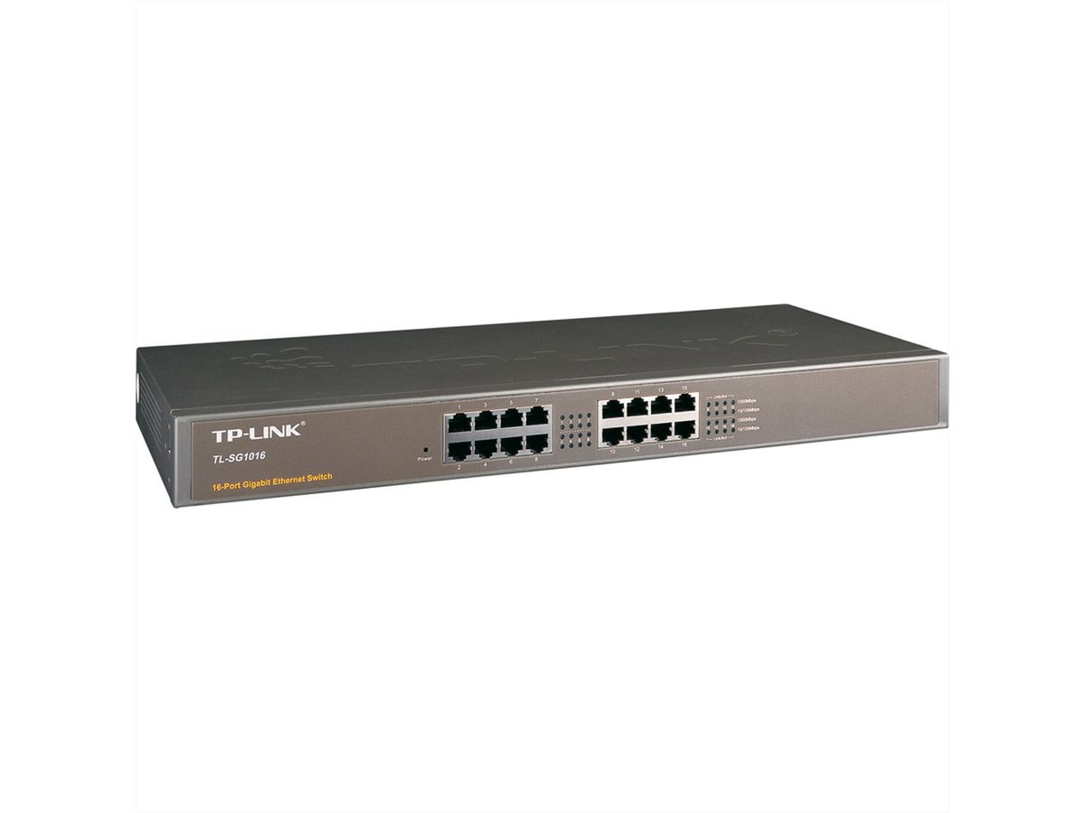 TP-LINK TL-SG1016 16 Port Gigabit Ethernet 19"-Switch