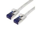 VALUE Patchkabel Kat.6A (Class EA) FTP, extra-flach, grau, 3 m