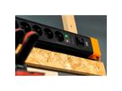 BACHMANN CONNECTUS 6xUTE, 1xSchalter 1xUSB A/C 22W 2,0m CEE7/7 Grau