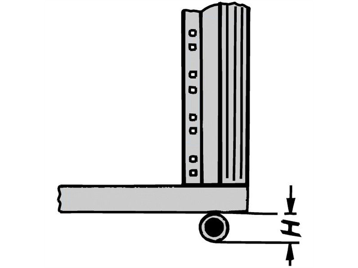 SCHROFF Lenkrollen - SET 4XLENKROLLEN(2 M.FESTST.)