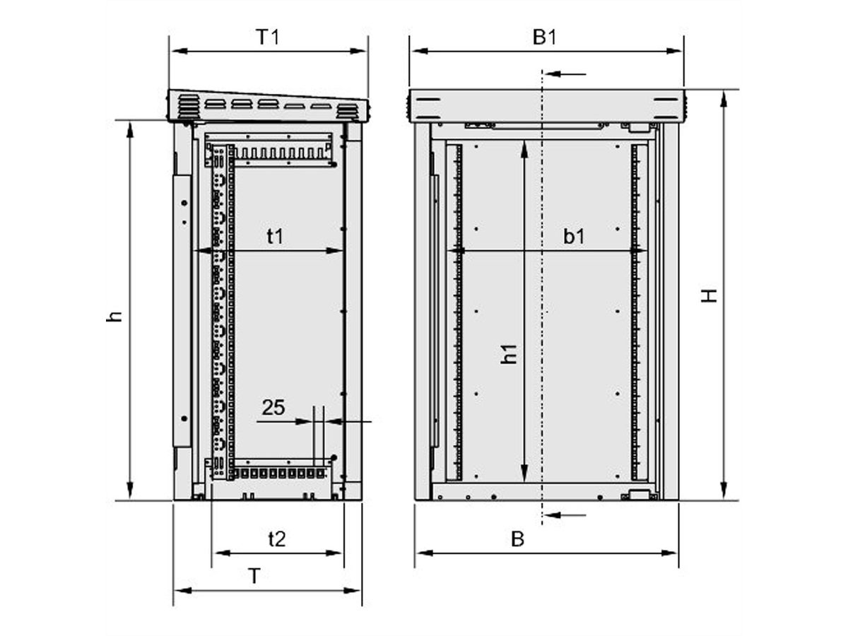 SCHROFF Unibody - OUTDOOR UNIBODY 20HE700B500T