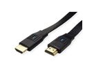 VALUE 8K HDMI Ultra HD Kabel mit Ethernet, flach, ST/ST, schwarz, 2 m