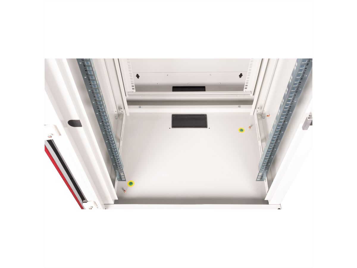 ROLINE 19-Zoll Wandgehäuse Pro 20 HE, 600x600 BxT zweiteilig schwenkbar grau