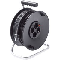 BACHMANN Schutzkontakt-Aufrollkabeltrommel 4fach 230VAC, 25 m