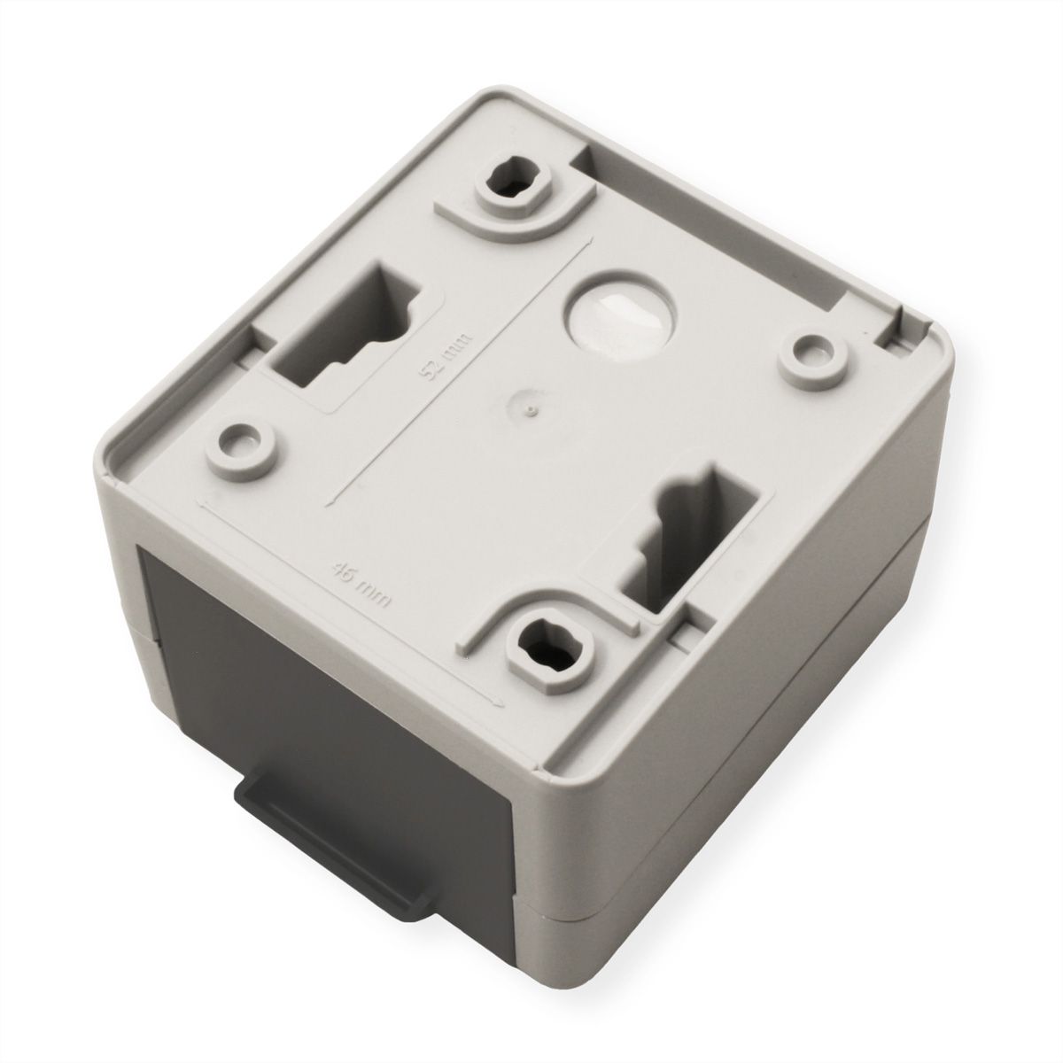 EasyLan preLink / fixLink AP-Dose grau