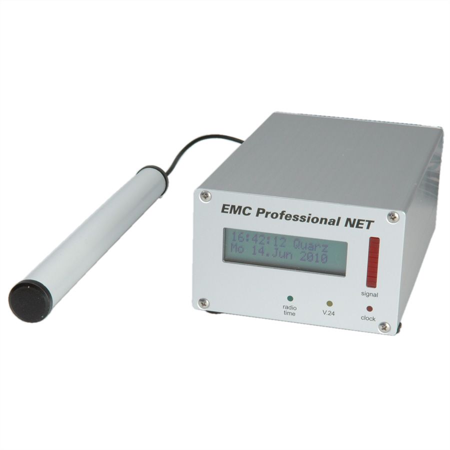 GUDE 3001 EMC Professional Zeitserver Mini-Tower, integrierte Funkuhr, ext. Antenne BNC, 5m