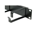 VALUE 19"-Frontplatte, h/v Kabelführung, Typ G, schwarz