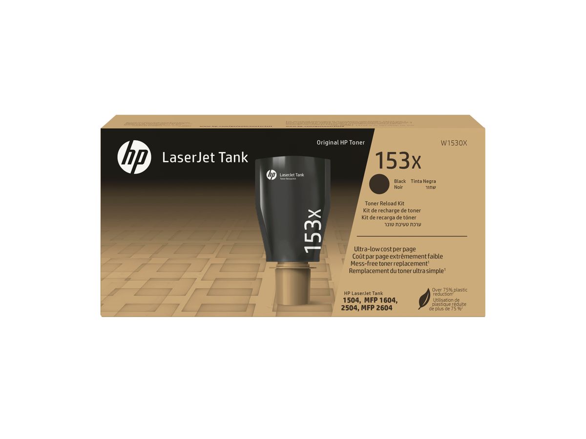HP Original 153X Schwarz LaserJet Tank Toner-Nachfüllkit