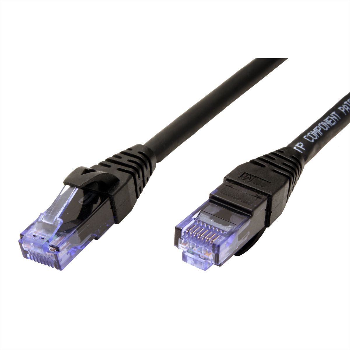 ROLINE Patchkabel Cat.6A UTP, Component Level, LSOH, schwarz, 1,5 m