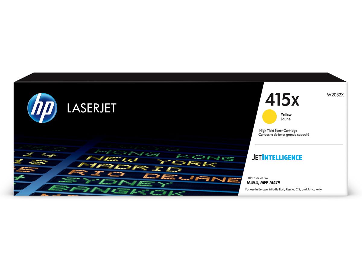 HP 415X Gelb Original LaserJet Tonerkartusche mit hoher Reichweite