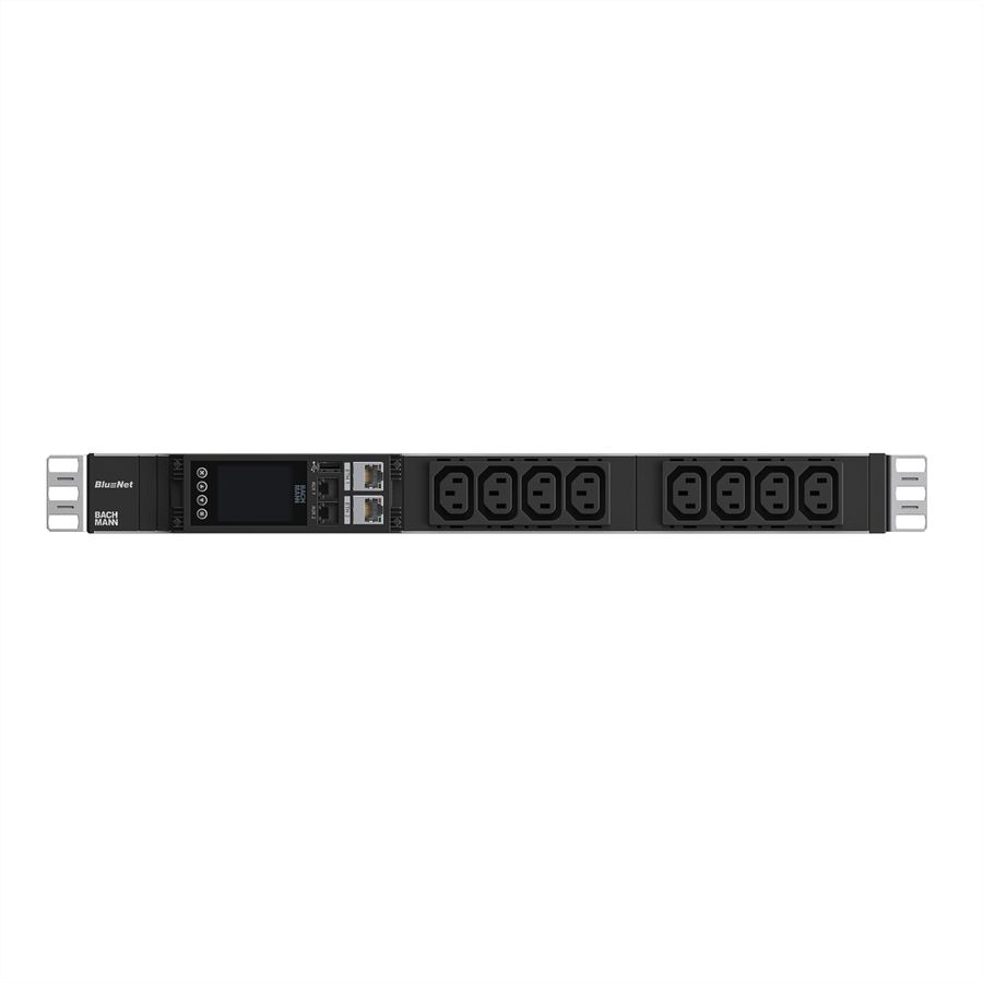 BACHMANN BN ESSENTIAL Metered 19" 8xC13, L=2,0m CEE7/7