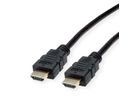 ROLINE HDMI High Speed Kabel mit Ethernet, TPE, schwarz, 1 m