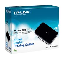 TP-LINK Unmanaged 5-Port-Gigabit-Desktop-Switch (5 10/100/1000M-RJ45-Ports)