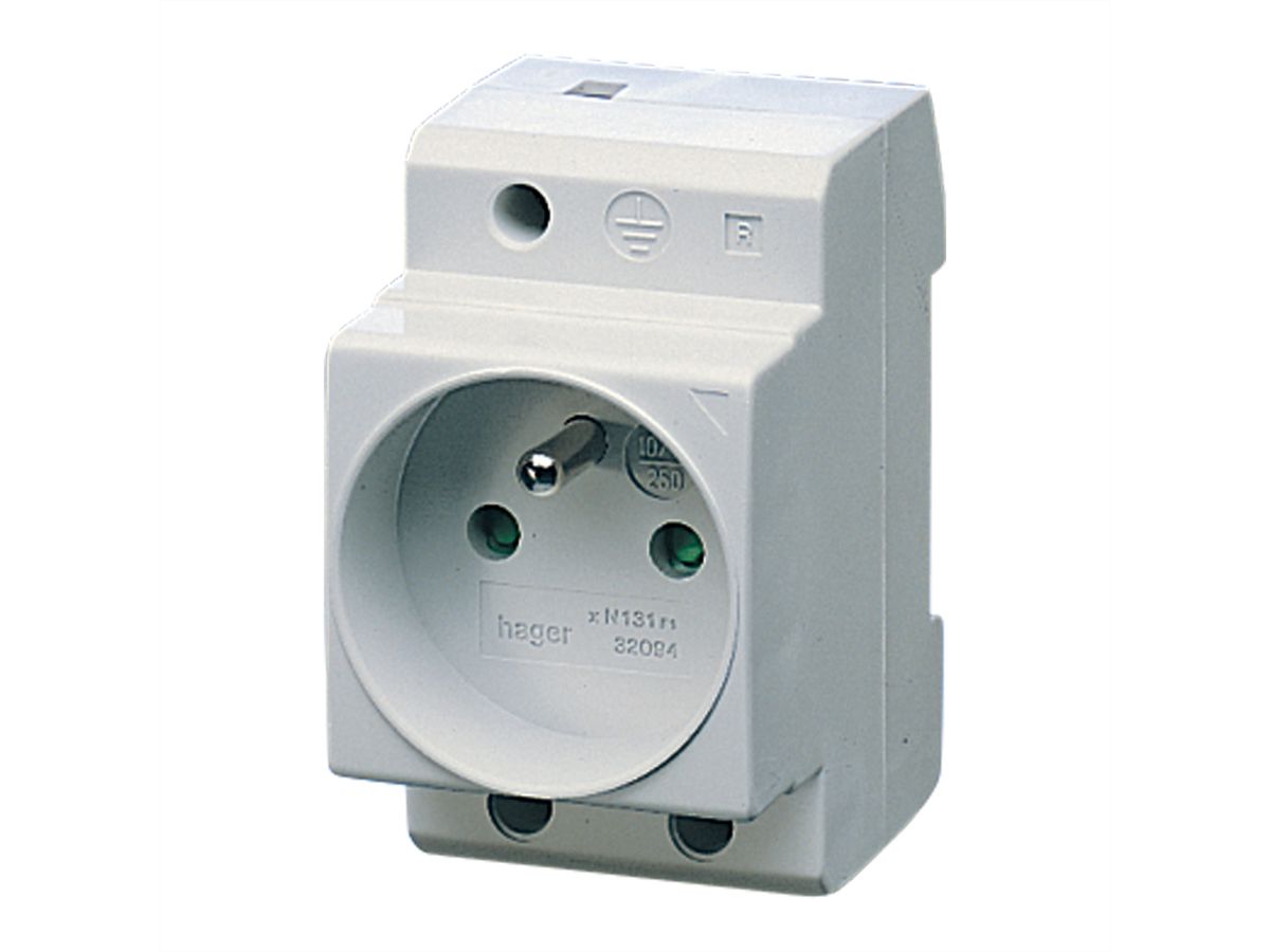 SCHROFF UTE-Steckdose 250 V, 16 A - Schutzkontakt-STECKDOSE 250V/16A(FR)