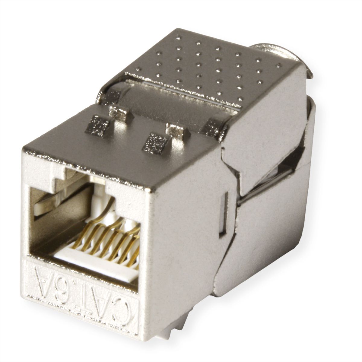 VALUE Cat.6A (Class EA) Keystone, RJ-45, geschirmt, werkzeuglos, SuperSLIM