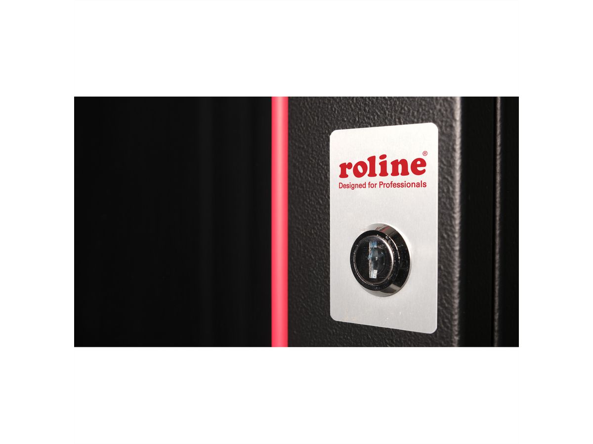 ROLINE 19-Zoll Wandgehäuse Pro 16 HE, 600x450 BxT schwarz