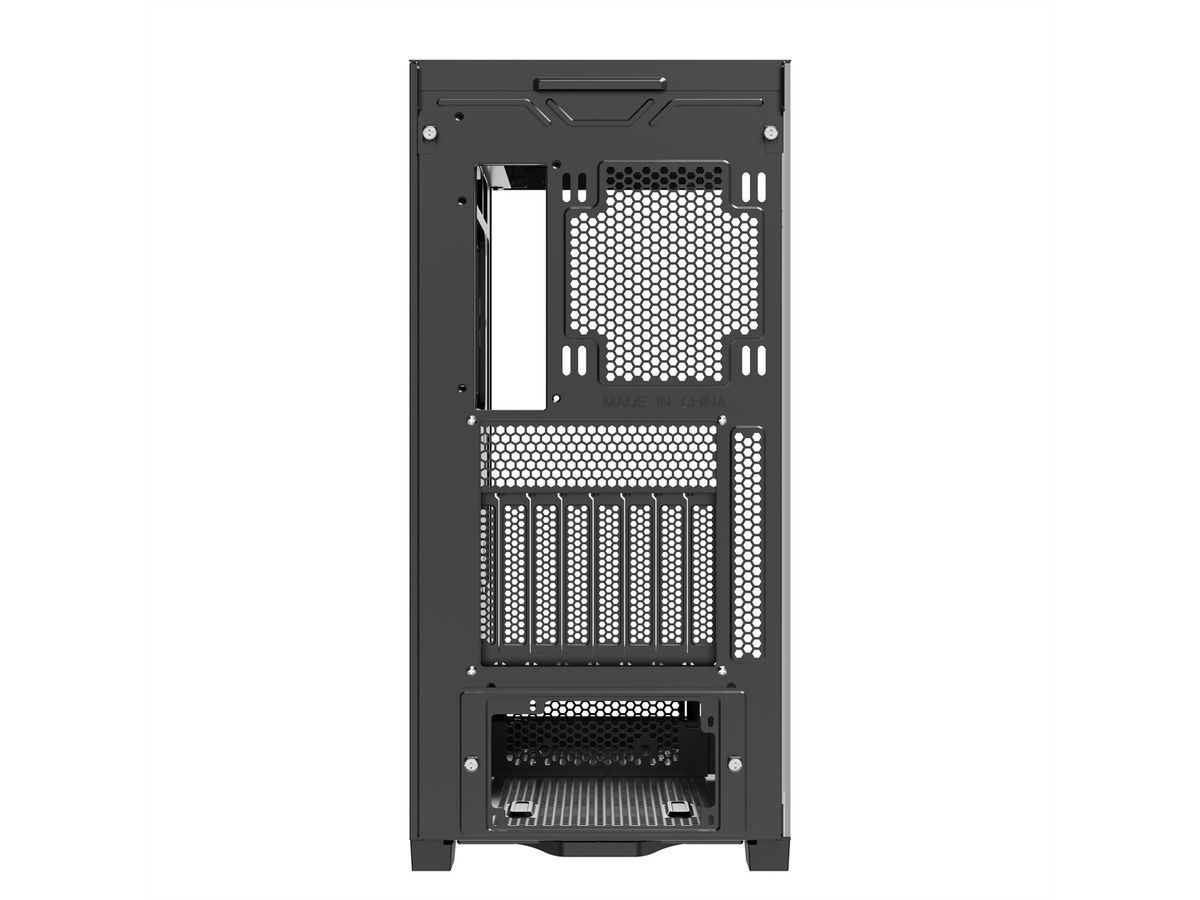 XILENCE Xilent Gleam X818.ARGB Gaming ATX PC Case black, RGB ATX Midi Tower
