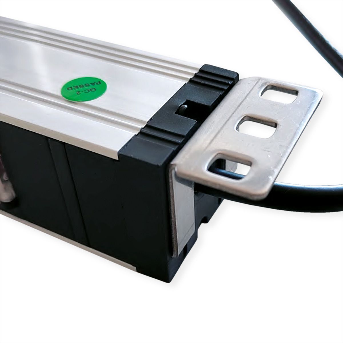 VALUE 19-Zoll-Steckdosenleiste 7fach mit Überlastschutz, 1 HE, Schutzkontakt-Stecker, 1,8 m
