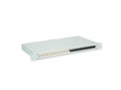 TELEGÄRTNER BASIS eco LWL-Panel mit Kupplungen, 12x LC Duplex, beige, OM2