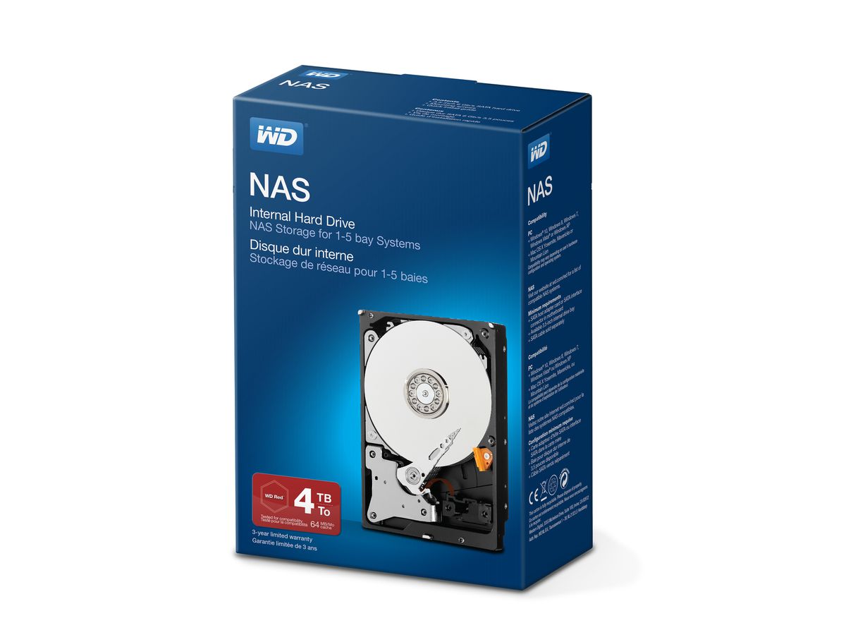 Western Digital Desktop Networking Festplatte 4000GB Serial ATA III Interne Festplatte
