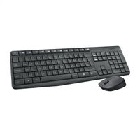 Logitech MK235 Wireless Combo Tastatur, Maus, schwarz