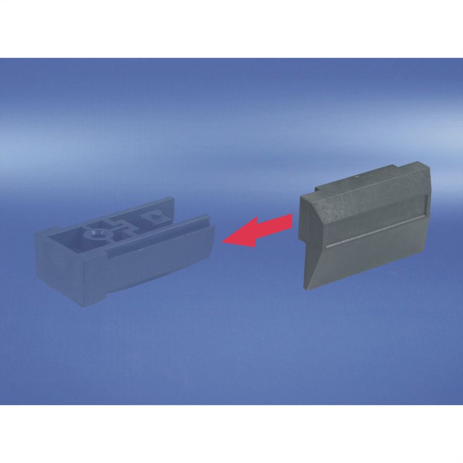 SCHROFF Stapelhilfe/Designelement - STAPELHILFE RAL9006 (4STK)