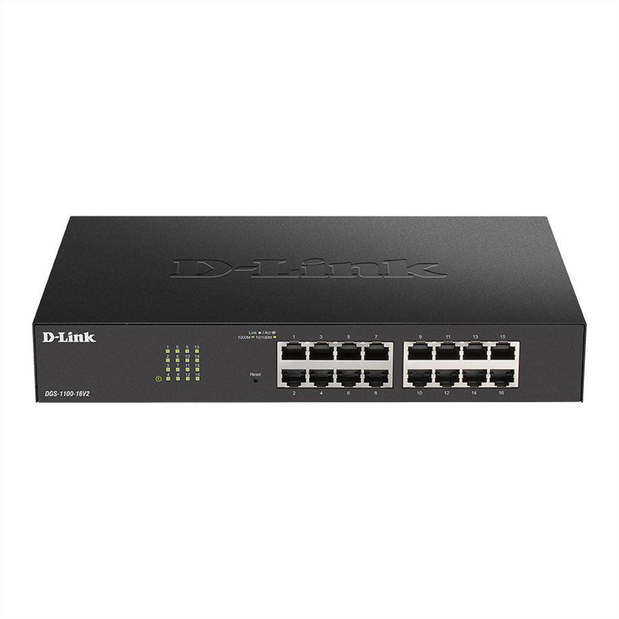 D-Link DGS-1100-16V2 16-Port Smart Gigabit Switch Layer2