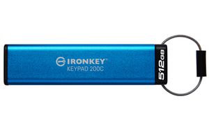 Kingston Technology IronKey 512GB USB-C Keypad 200C, FIPS 140-3 Lvl 3 (ausstehend) AES-256