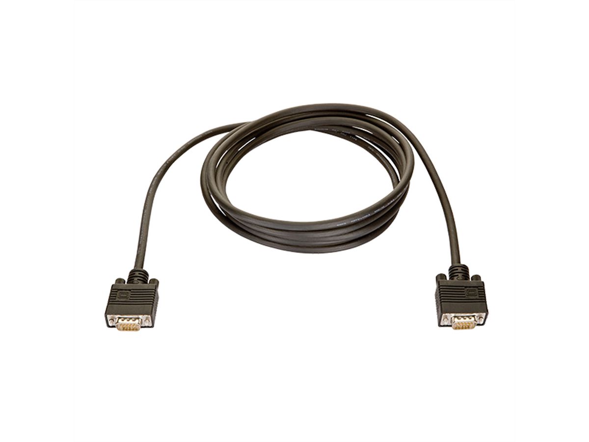 BACHMANN Verlängerungskabel VGA, schwarz, 5 m