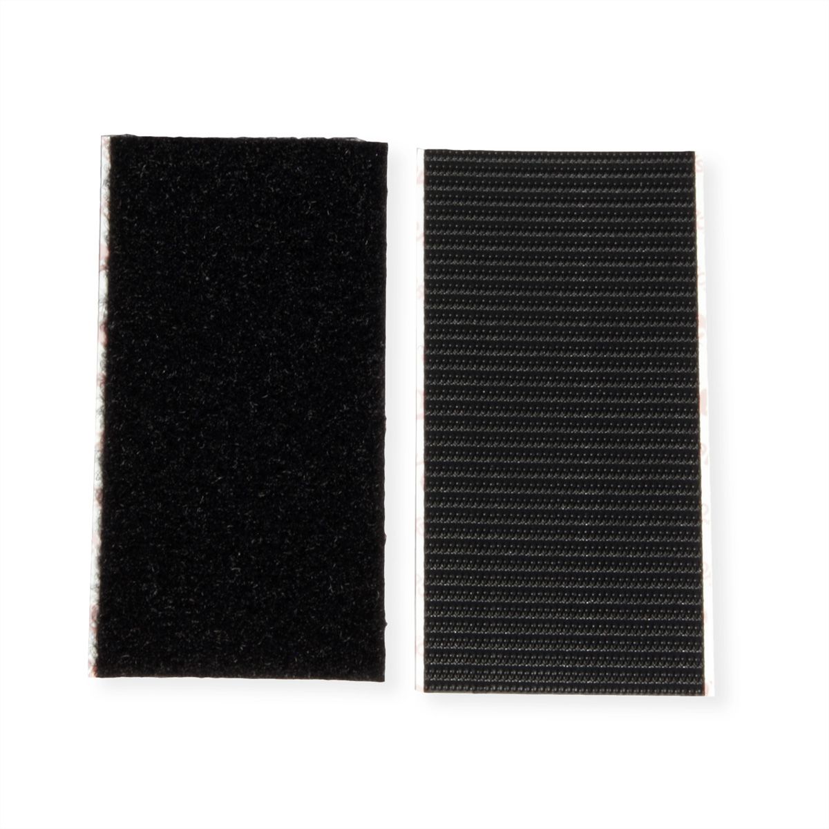 VELCRO® Klettstreifen Extra Stark Selbstklebend, Haken & Flausch 50mm x 100mm x 2 sets Schwarz