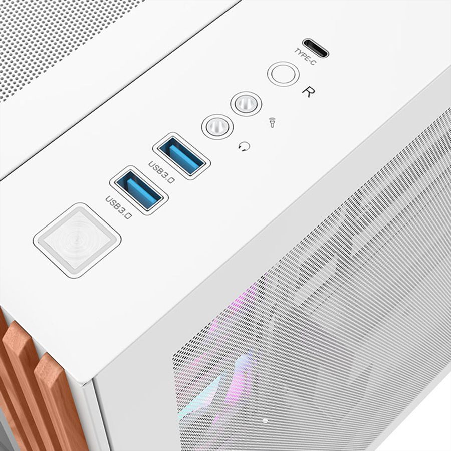 Thermaltake View 380 WS ARGB Mid Tower Gehäuse, weiß