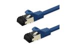 VALUE S/FTP-(PiMF-) Patchkabel Kat.8 (Class I), LSOH, Litzendraht, blau, 1 m