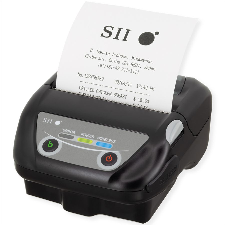 SEIKO MP-B30 mobiler Etikettendrucker, Bluetooth USB