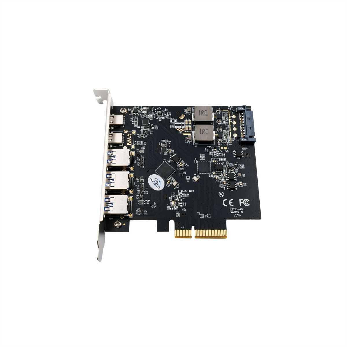 EXSYS EX-12006 5 Port USB 3.2 Gen2 PCIe Karte 3x USB-A und 2x USB-C