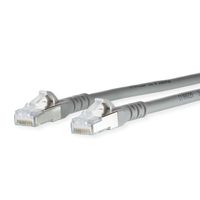 METZ CONNECT Patchkabel Cat.6A AWG 26, LSOH, grau, 2,5 m