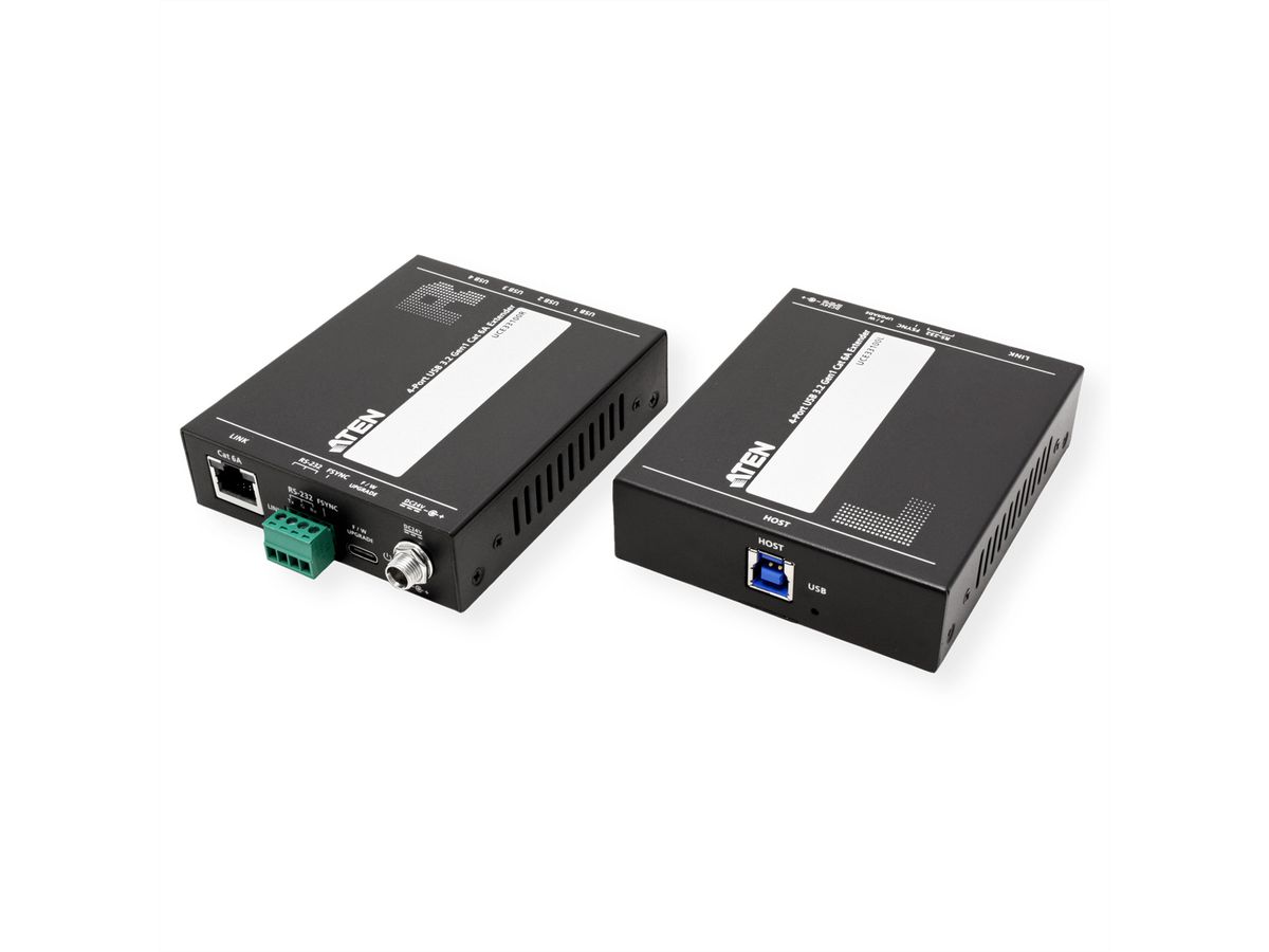 ATEN UCE33100 4-Port USB3.2 Gen1 Cat 6A Extender bis zu 100m