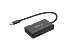 ROLINE USB 3.2 Gen 2 Hub, 4fach (2x USB-A + 2x USB-C), PD, Typ C Anschlusskabel