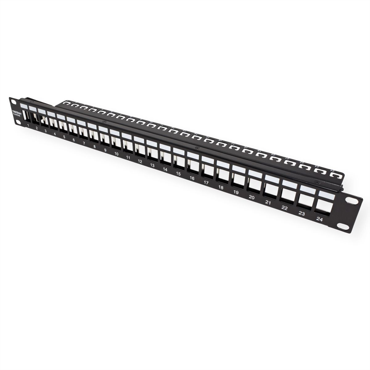 TRENDnet TC-KP24S Patch Panel, 24-Port Blank Keystone Shielded  1U