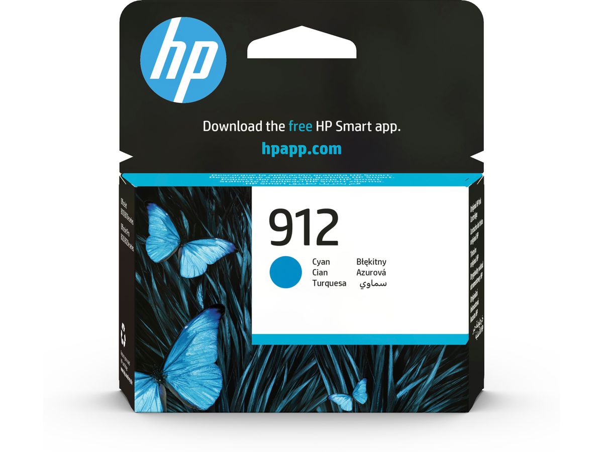 HP 912 Cyan Original Druckerpatrone