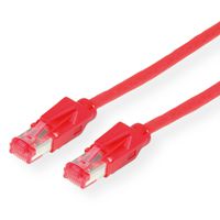 DÄTWYLER Patchkabel Cat.6 (Class E) S/FTP, CU 7702 flex LSOH, Hirose TM21, rot, 0,5 m