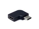 VALUE USB 3.2 Gen 2 Adapter, USB Typ C - C, ST/BU, 90°, schwarz