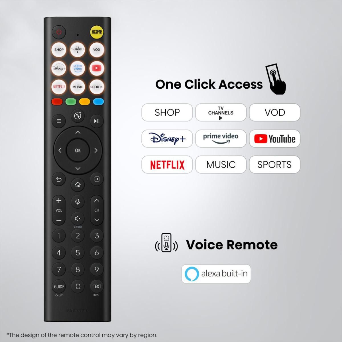 Hisense TV 50E8S 50", Mini-LED 4K, 144Hz, 600 Nits