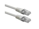 ROLINE Patchkabel Cat.6 (Class E), UTP, PoE, weiß, 0,5 m