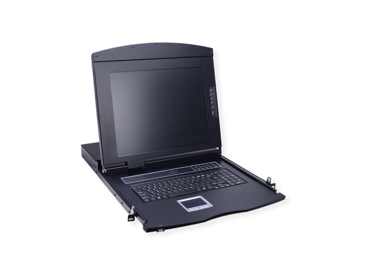 VALUE 19"-KVM-Konsole, 43 cm (17") TFT (16:9), VGA, USB, UK-Layout