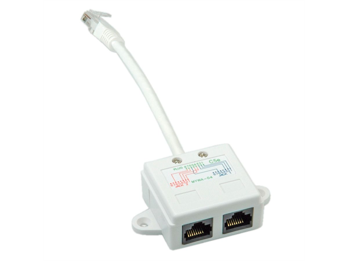 VALUE T-Adapter Kat.5e (Class D), UTP