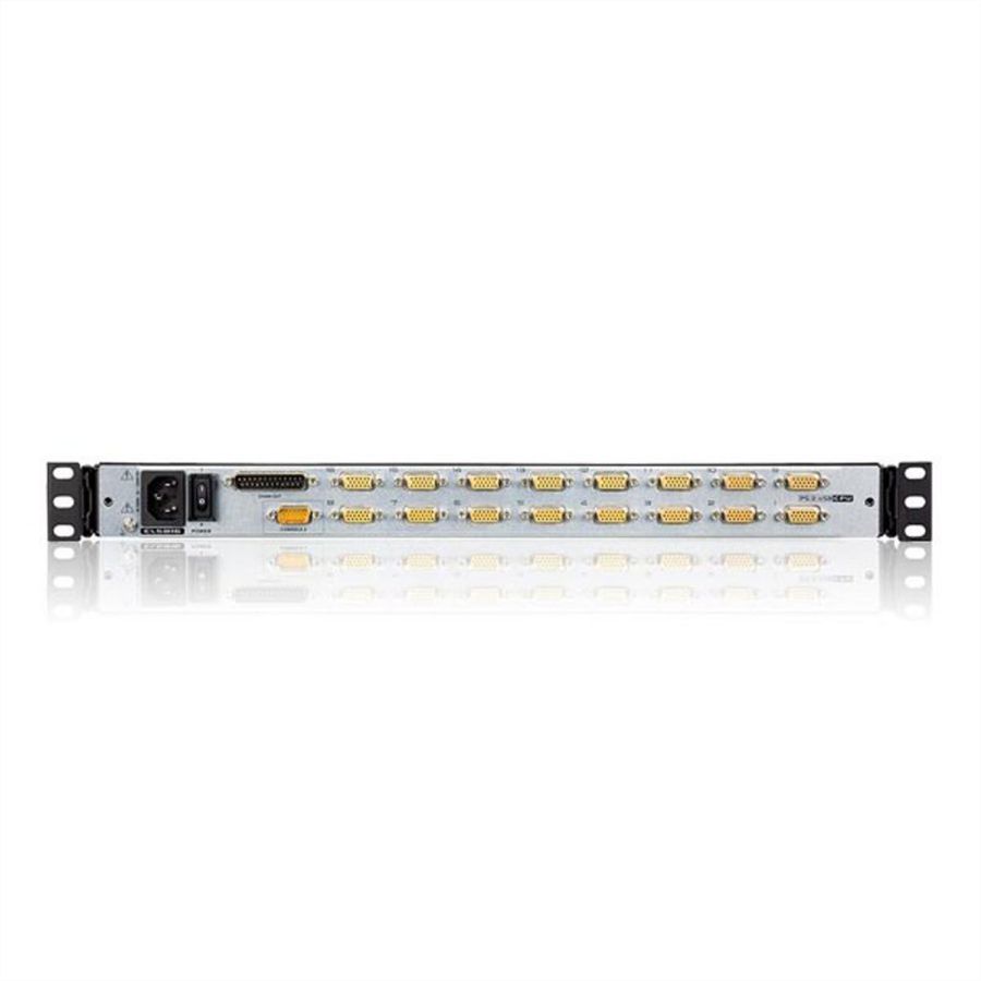 ATEN CL5816N 48cm-LCD KVM Switch USB-PS/2,VGA, 16 Port, UK-Layout