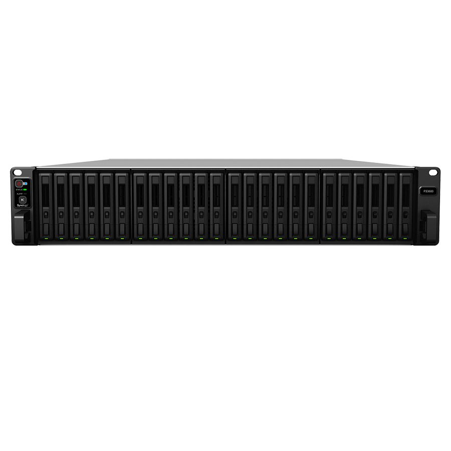 Synology FlashStation FS3600 NAS & Speicherserver Rack (2U) Eingebauter Ethernet-Anschluss Schwarz D-1567