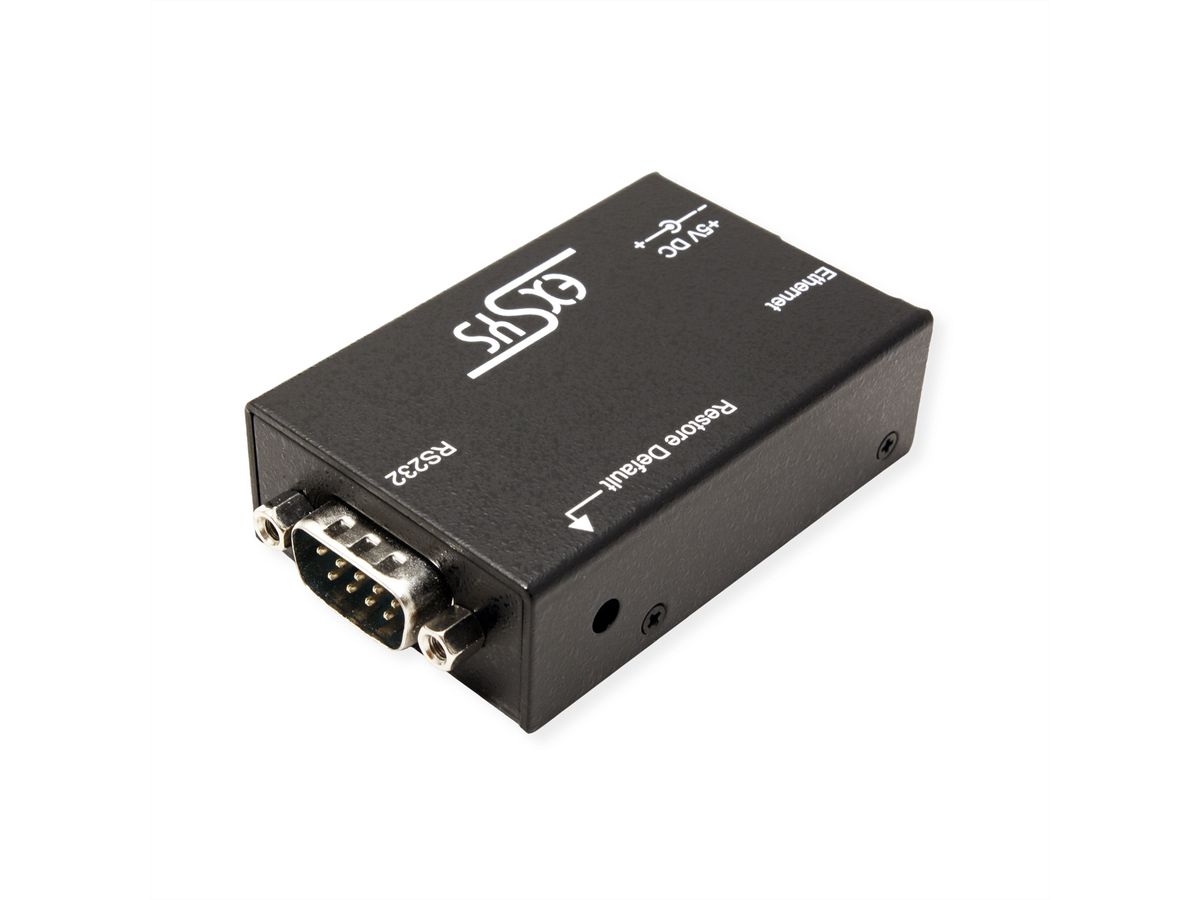 EXSYS EX-6030 1-Port RS232 Ethernet Data Gateway